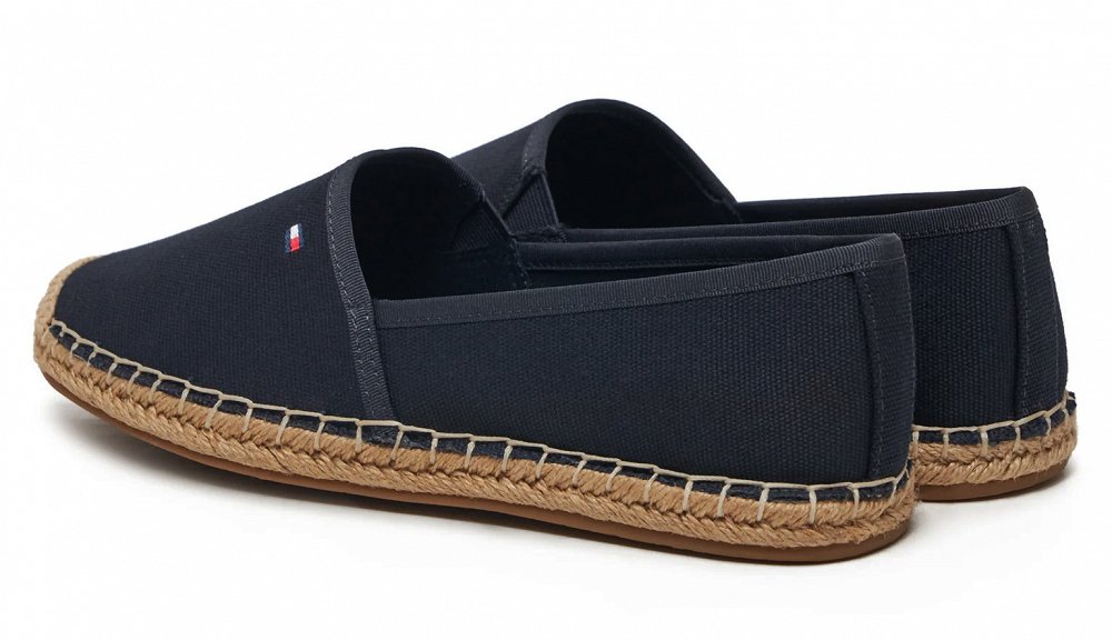Tommy Hilfiger Γυναικείες Εσπαντρίγιες Flag Canvas Espadrille FW0FW08541 DW5 Μπλε