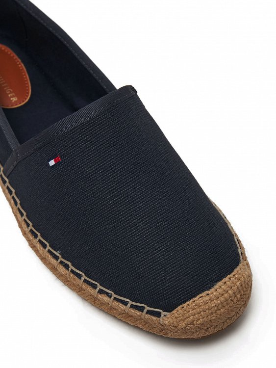 Tommy Hilfiger Γυναικείες Εσπαντρίγιες Flag Canvas Espadrille FW0FW08541 DW5 Μπλε