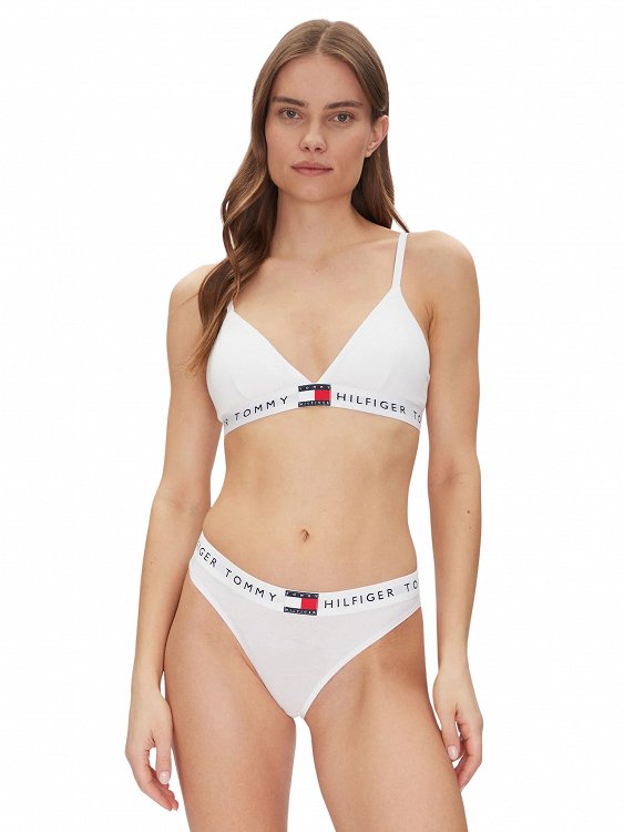 Tommy Hilfiger Classic Bikini UW0UW06038 YBR Λευκό