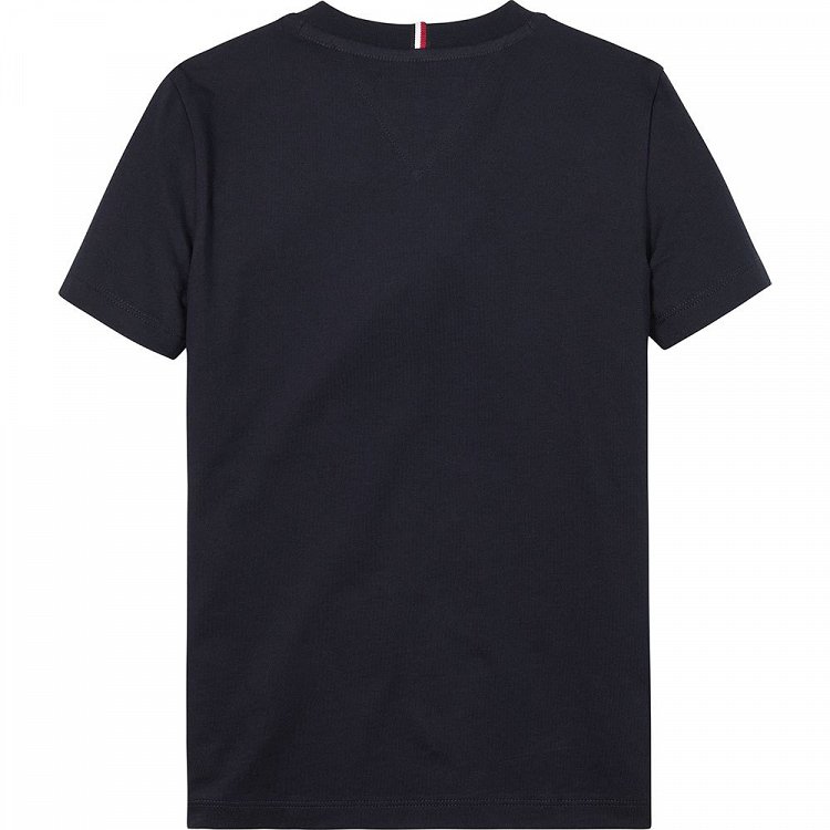 Tommy Hilfiger Script Tee S/S KB0KB08679 Deser Sky Μπλε
