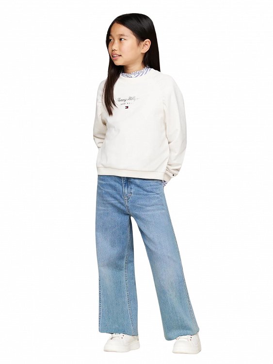 Tommy Hilfiger Nyc Foil Sweatshirt KG0KG08194 YBH Λευκό