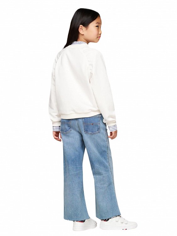 Tommy Hilfiger Nyc Foil Sweatshirt KG0KG08194 YBH Λευκό