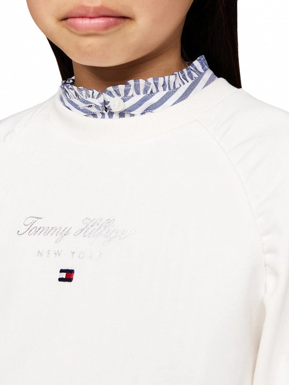 Tommy Hilfiger Nyc Foil Sweatshirt KG0KG08194 YBH Λευκό