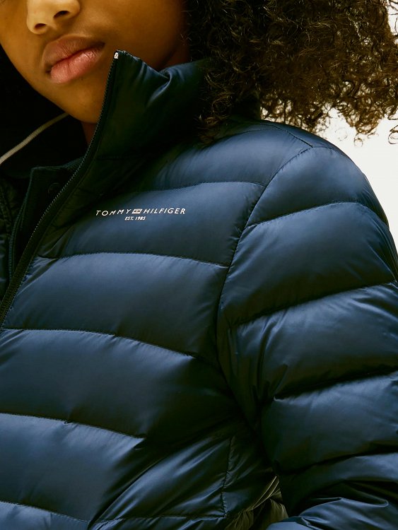 Tommy Hilfiger Παιδικό Unisex Πουπουλένιο Μπουφάν KS0KS00652 C1G Μπλε