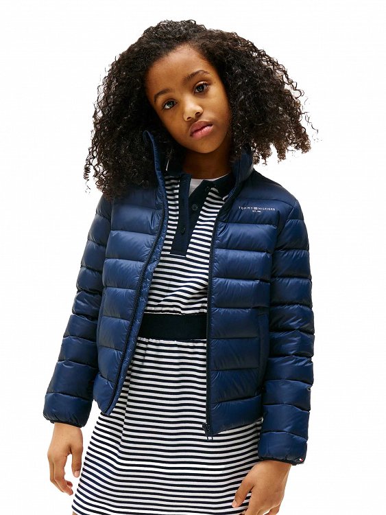 Tommy Hilfiger Παιδικό Unisex Πουπουλένιο Μπουφάν KS0KS00652 C1G Μπλε