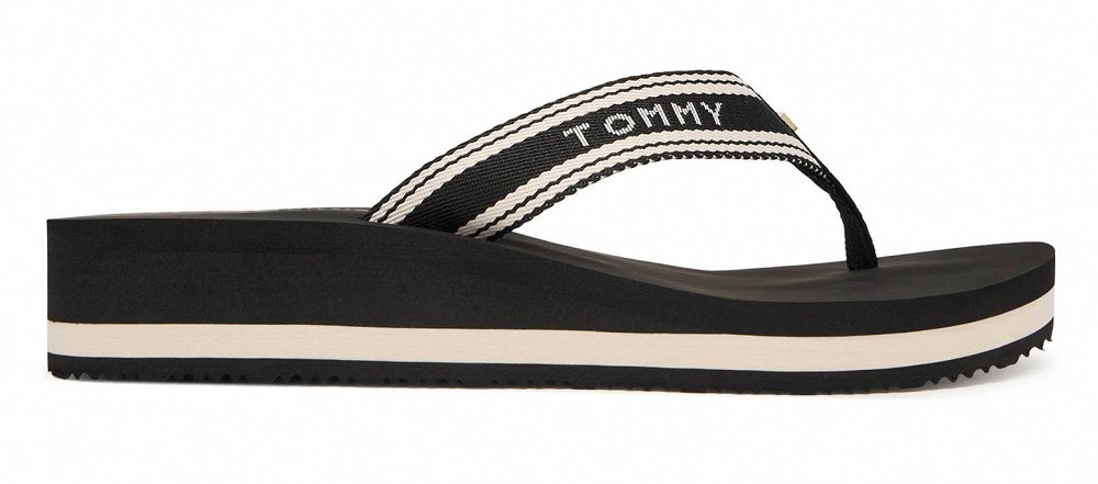 Tommy Hilfiger Γυναικείες Σαγιονάρες FW0FW09195 BDS Μαύρο