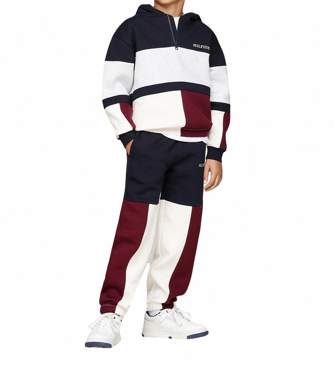 Tommy Hilfiger Kids Μπλούζα Για Αγόρια Fleece Zipup Hoodie KB0KB09189 DW5