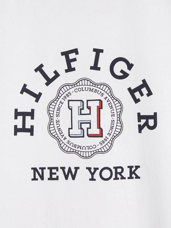 Tommy Hilfiger Monotype Arch Tee S/S KB0KB08802 YBR White