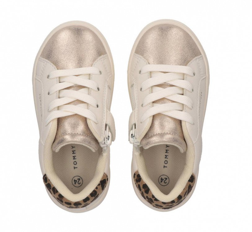 Tommy Hilfiger Παιδικό Sneaker Για Κορίτσια T1A9-35064-0826 Y628 Μπεζ