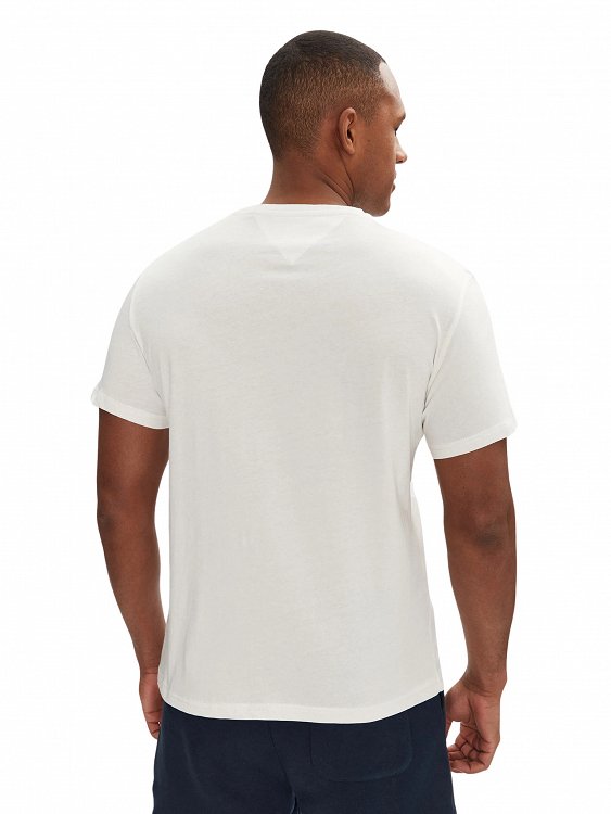 Tommy Hilfiger Ανδρικό T-Shirt Entry Graphic Tee DM0DM20779 YBL Λευκό
