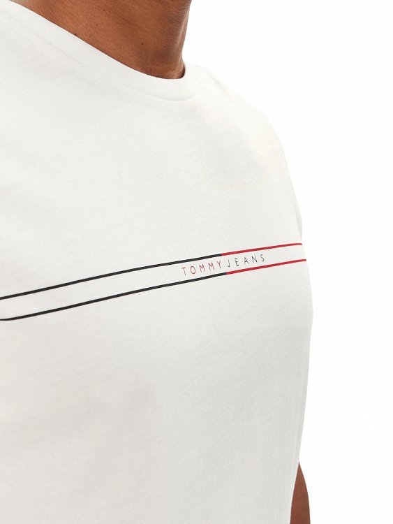 Tommy Hilfiger Ανδρικό T-Shirt Entry Graphic Tee DM0DM20779 YBL Λευκό