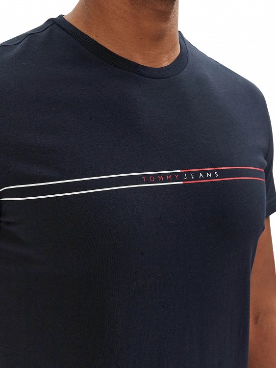 Tommy Hilfiger Ανδρικό T-Shirt Entry Graphic Tee DM0DM20779 C1G Μπλε