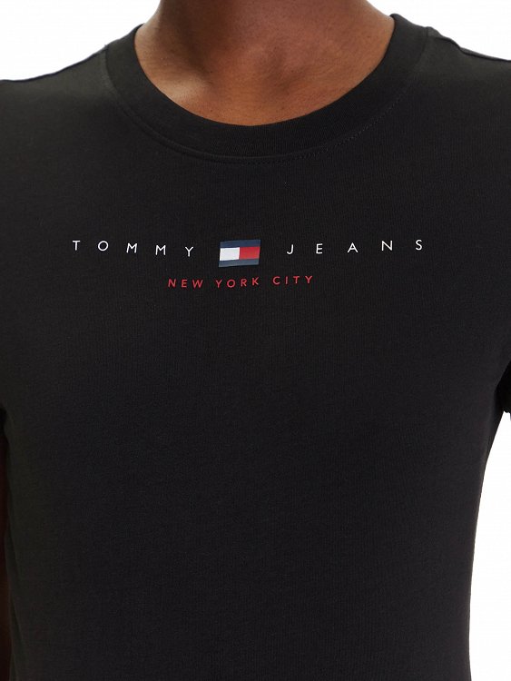 Tommy Hilfiger Γυναικείο T-Shirt DW0DW21422 BDS Μαύρο
