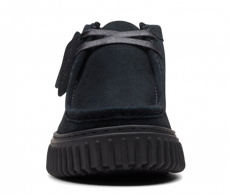 Clarks Ανδρικό Casual Μποτάκι Torhill Hi 26173664 Black Suede