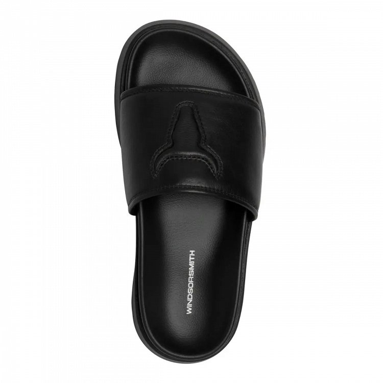 WindsorSmith Treats Black Leather