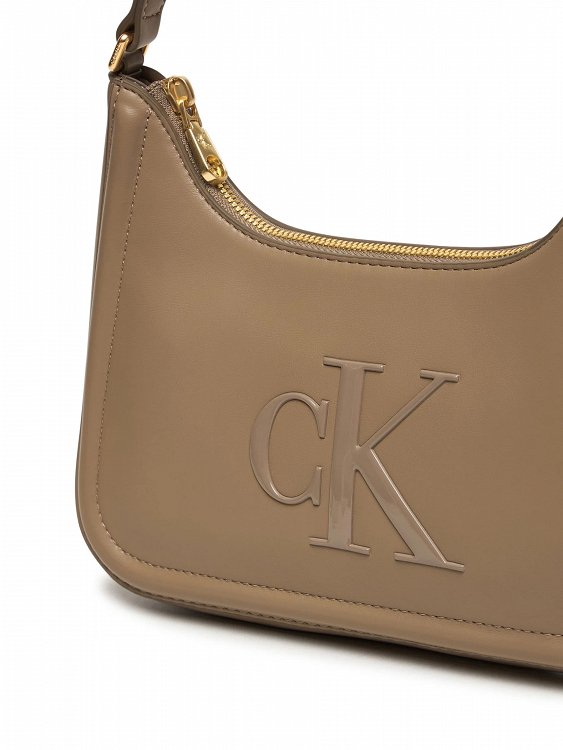 Calvin Klein Τσάντα Ck Small Shoulder Bag LV04F3230G VFU Μπεζ