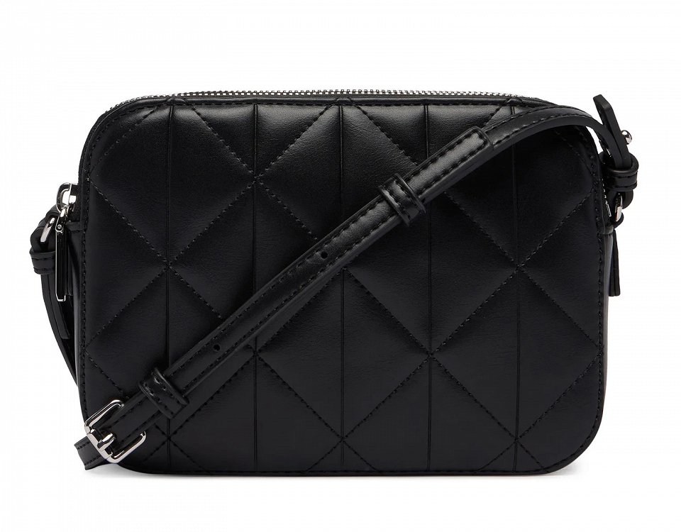 Calvin Klein Τσάντα Quilted Double Zip Camera Bag LV04F3328G Μαύρο