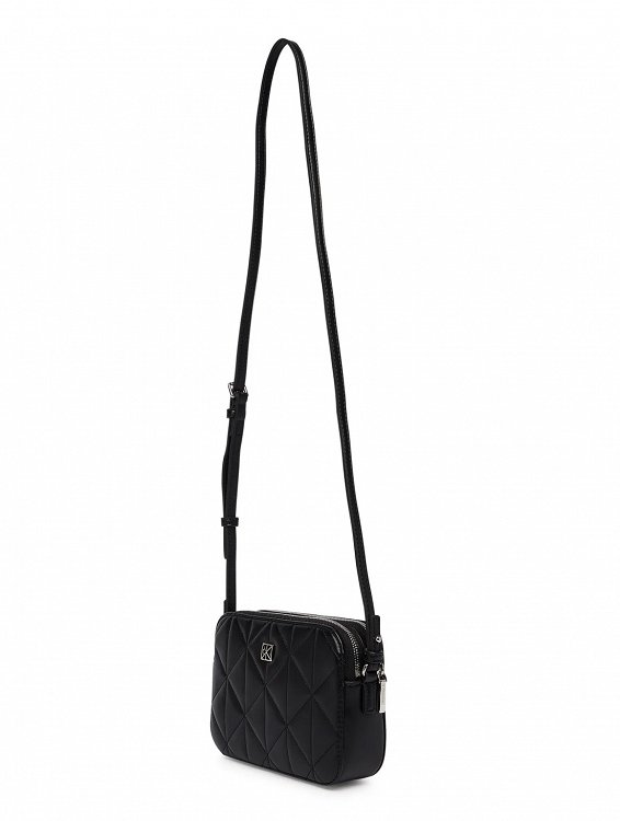 Calvin Klein Τσάντα Quilted Double Zip Camera Bag LV04F3328G Μαύρο