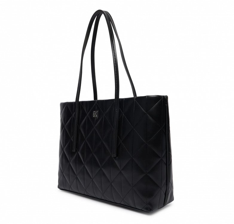 Calvin Klein Γυναικεία Τσάντα Quilted Small Tote LV04F3325G UB1 Μαύρο