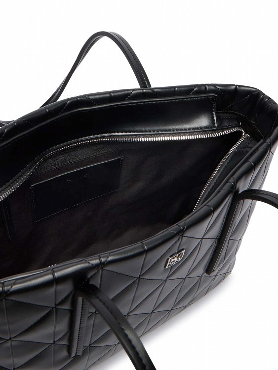 Calvin Klein Γυναικεία Τσάντα Quilted Small Tote LV04F3325G UB1 Μαύρο