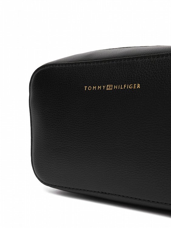 Tommy Hilfiger Γυναικεία Τσάντα Th Logo Camera Bag AW0AW18115 BDS Μαύρο