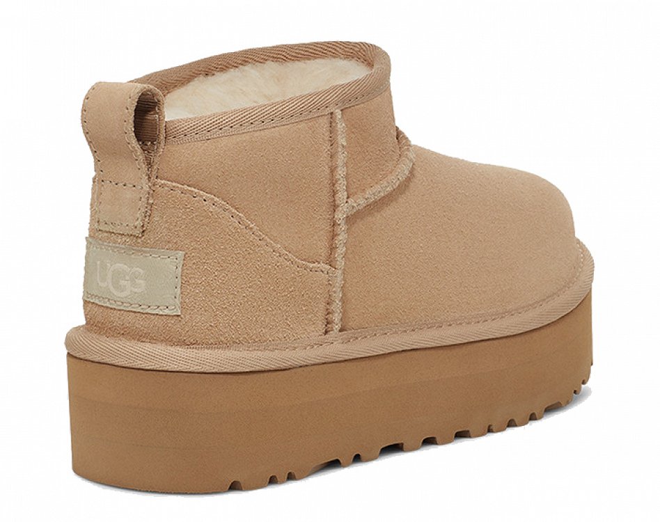 Ugg Kid's Classic Ultra Mini Platform 1157791K SAN Μπεζ