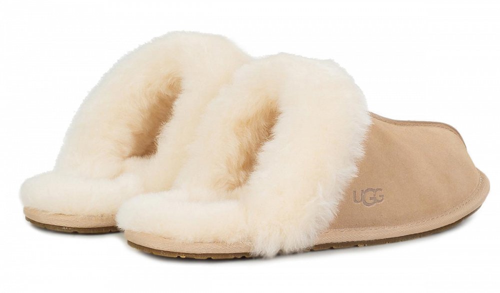 UGG W Scuffette II 1106872 SAN Μπεζ