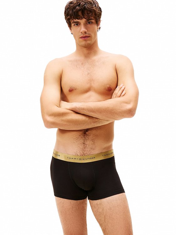 Tommy Hilfiger 3Pairs Trunk UM0UM03411 0R2 Μαύρο