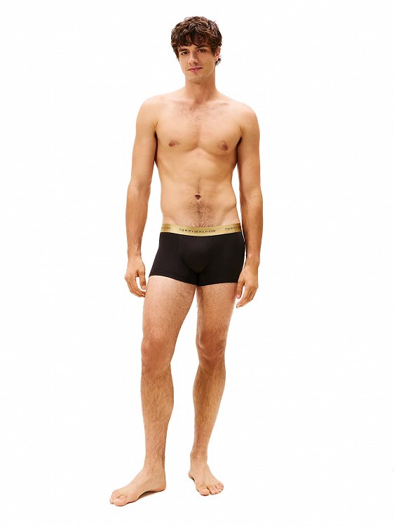Tommy Hilfiger 3Pairs Trunk UM0UM03411 0R2 Μαύρο