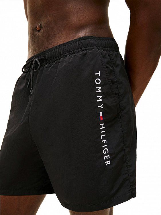 Tommy Hilfiger Ανδρικό Μαγιό UM0UM03748 BDS Μαύρο