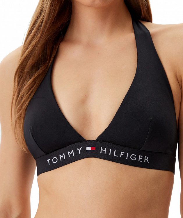 Tommy Hilfiger Μπικίνι πάνω μέρος UW0UW05813 BDS Μαύρο