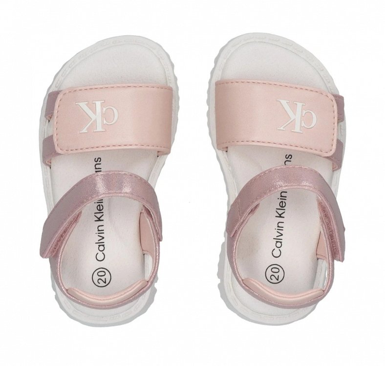 Calvin Klein Παιδικό Πέδιλο Για Κορίτσια V1A2-82039-1013 302 Ροζ