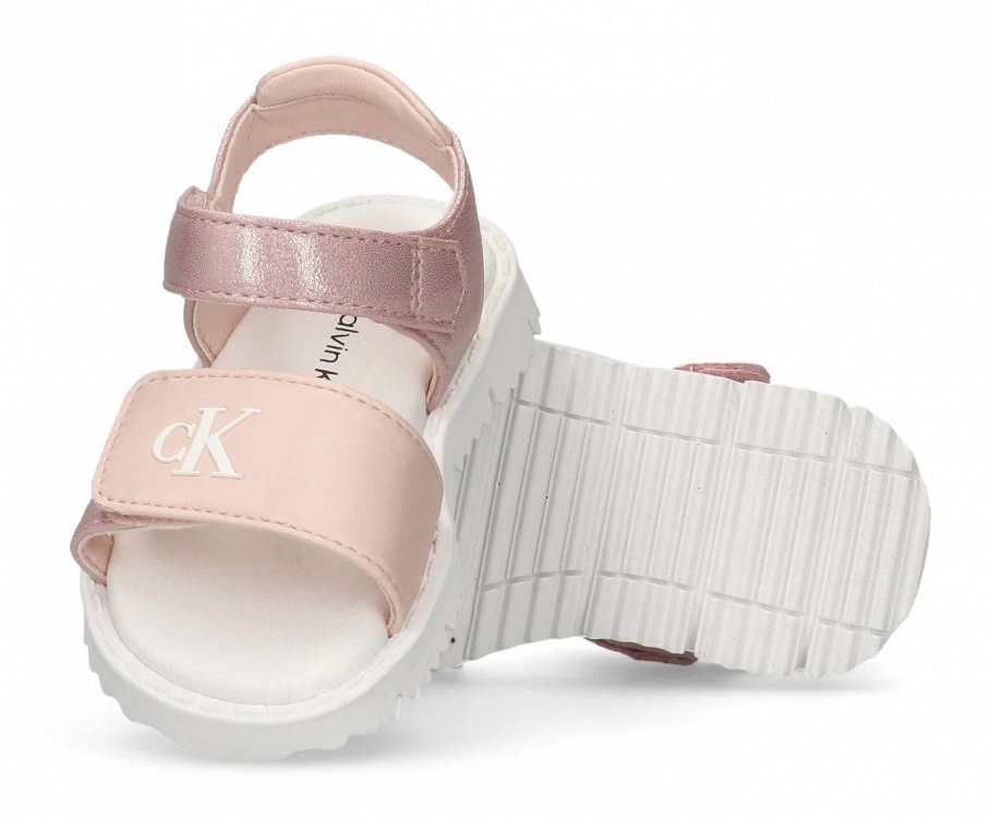 Calvin Klein Παιδικό Πέδιλο Για Κορίτσια V1A2-82039-1013 302 Ροζ