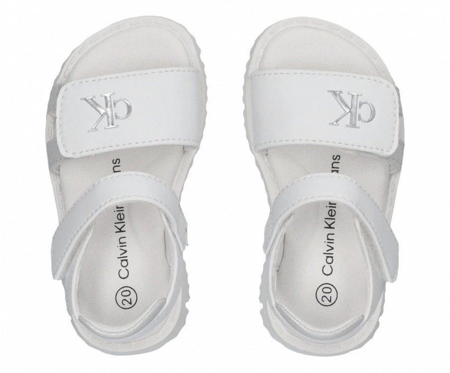 Calvin Klein Παιδικό Πέδιλο Για Κορίτσια V1A2-82039-1013 X025 Λευκό