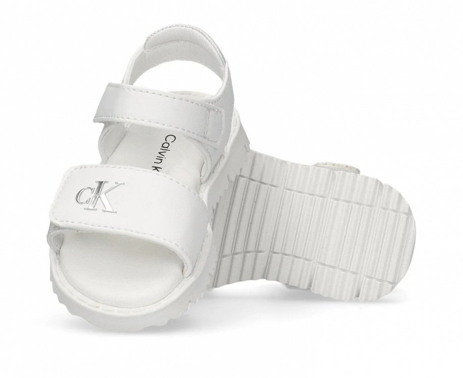 Calvin Klein Παιδικό Πέδιλο Για Κορίτσια V1A2-82039-1013 X025 Λευκό
