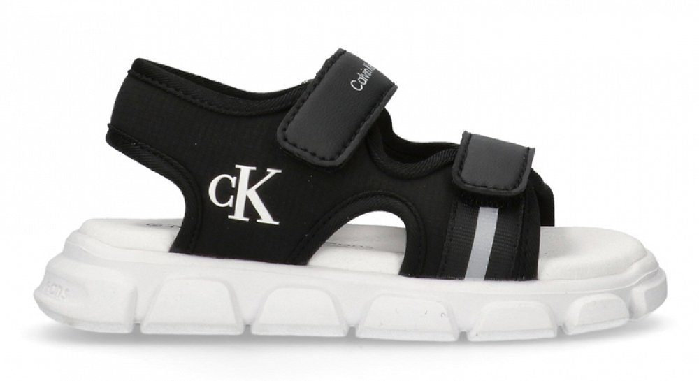 Calvin Klein Παιδικό Πέδιλο Για Αγόρια V1B2-83020-1591 999 Μαύρο