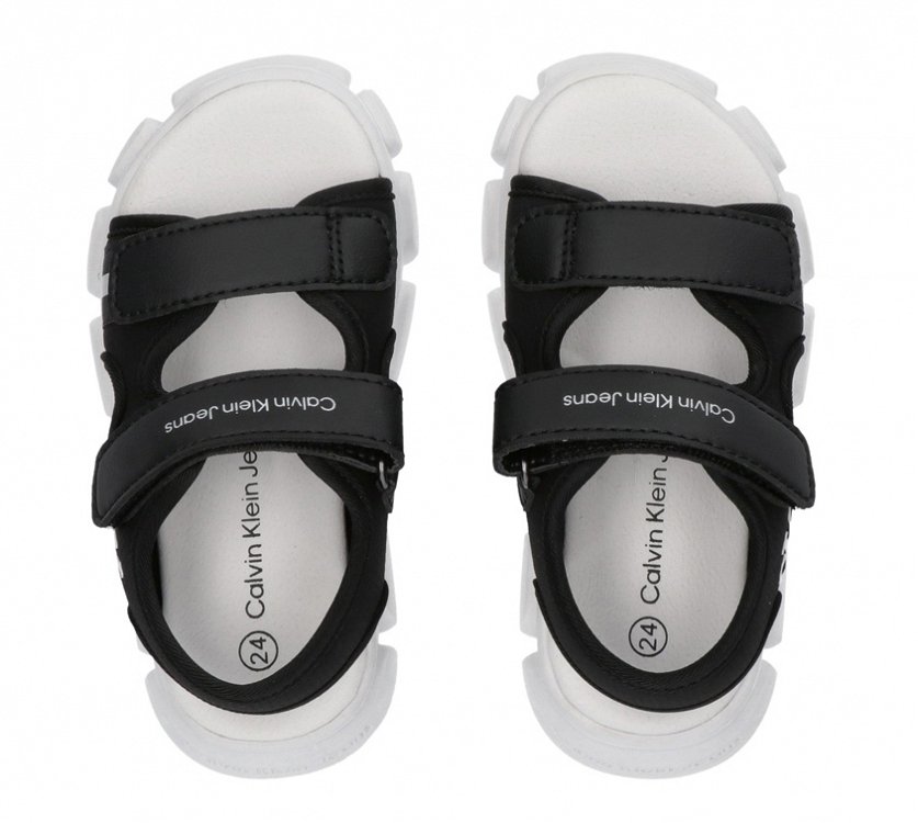 Calvin Klein Παιδικό Πέδιλο Για Αγόρια V1B2-83020-1591 999 Μαύρο