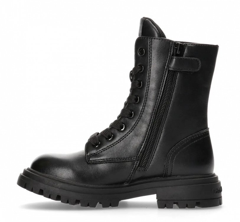 Calvin Klein Lace-Up Bootie V3X5-81096-1355 999 Μαύρο