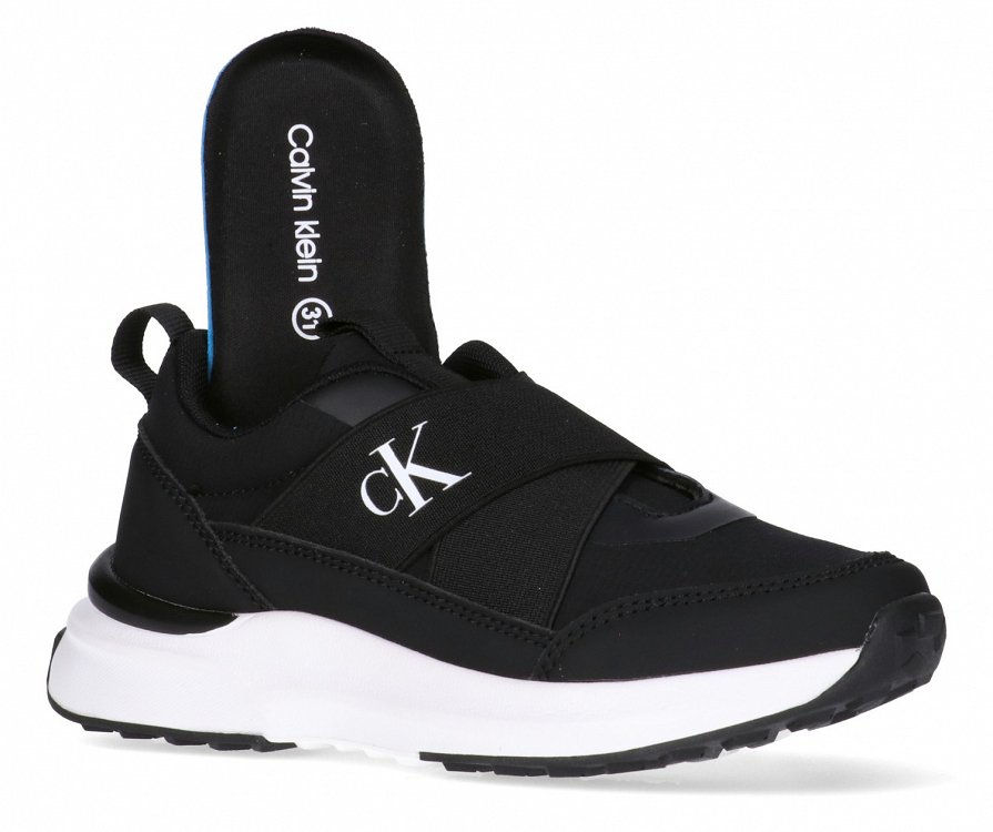 Calvin Klein Παιδικό Sneaker V3X9-83172-1845 999 Μαύρο