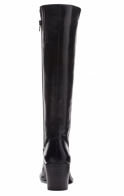 Clarks Δερμάτινη Μπότα Valvestino Hi 26171831 Black Leather