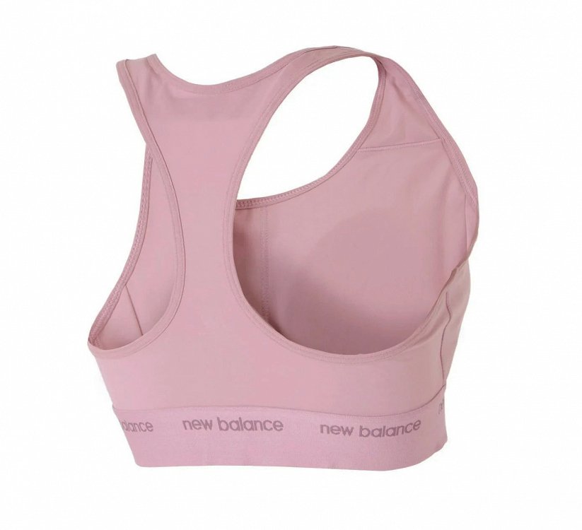 New Balance Sleek Pace Medium Support Bra WB41048 Ροζ