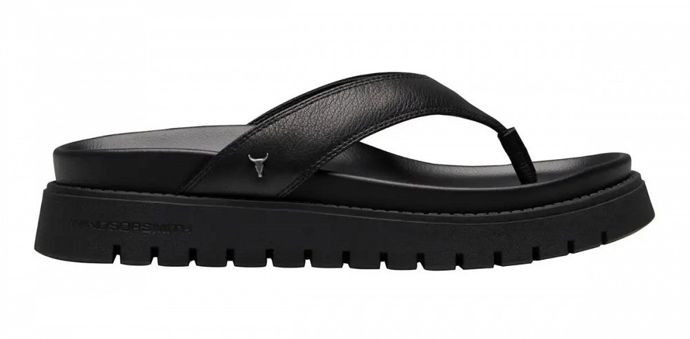 WindsorSmith Maybe 112000930 Black Leather