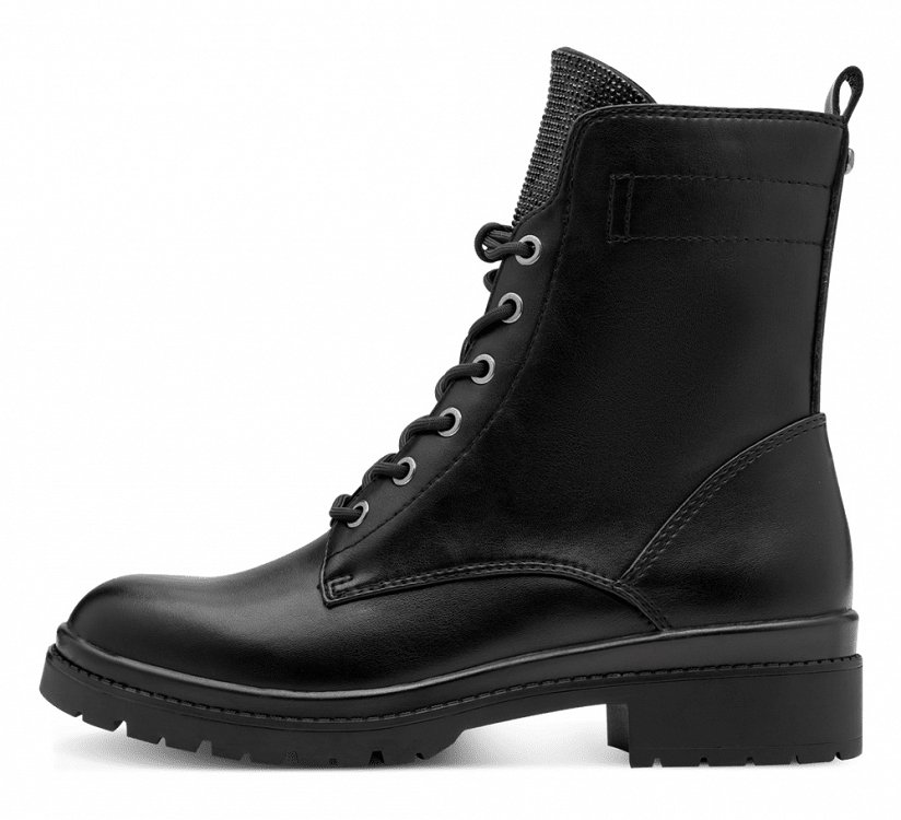 Tamaris Μποτάκι Flat 1-25236-45 043 Μαύρο