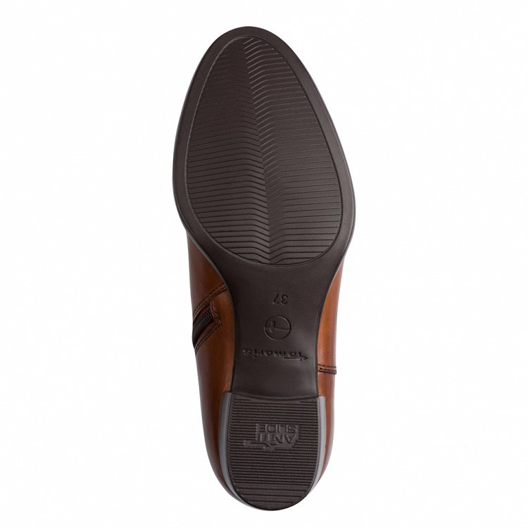 Tamaris Δερμάτινη Μπότα 1-25539-45 305 Cognac