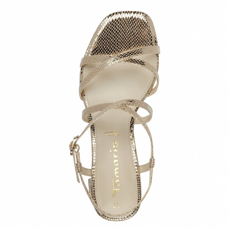 Tamaris Sandal 1-28204-42 968 Gold Struct