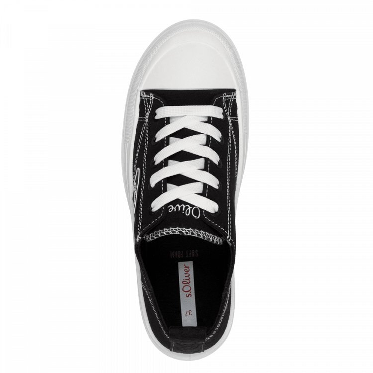 S.Oliver Γυναικείο Sneaker 5-23655-42 001 Μαύρο