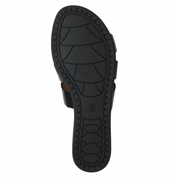 Jana 100% Comfort Γυναικεία Παντόφλα 8-27166-44 001 Μαύρο