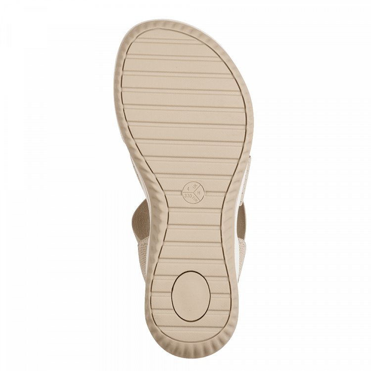 Jana 100% Comfort Γυναικείο Flat 8-28768-42 499 Beige/Gold
