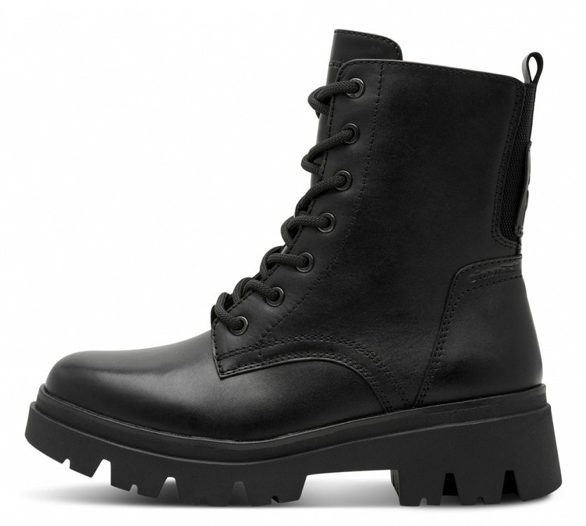 Tamaris Comfort Γυναικείο Δερμάτινο Μποτάκι 8-85296-45 001 Μαύρο