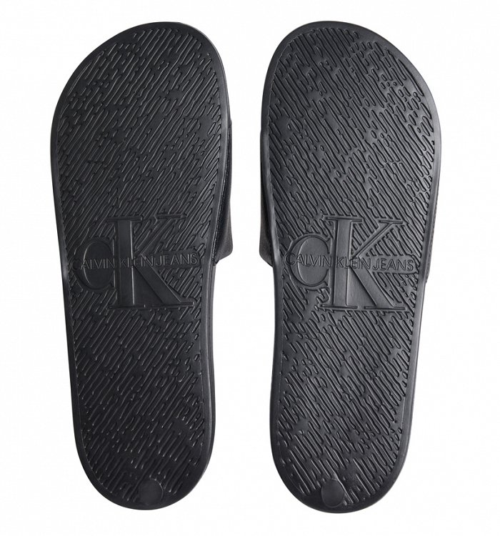 Calvin Klein Slide Aop Print YM0YM01269 0GJ Μαύρο
